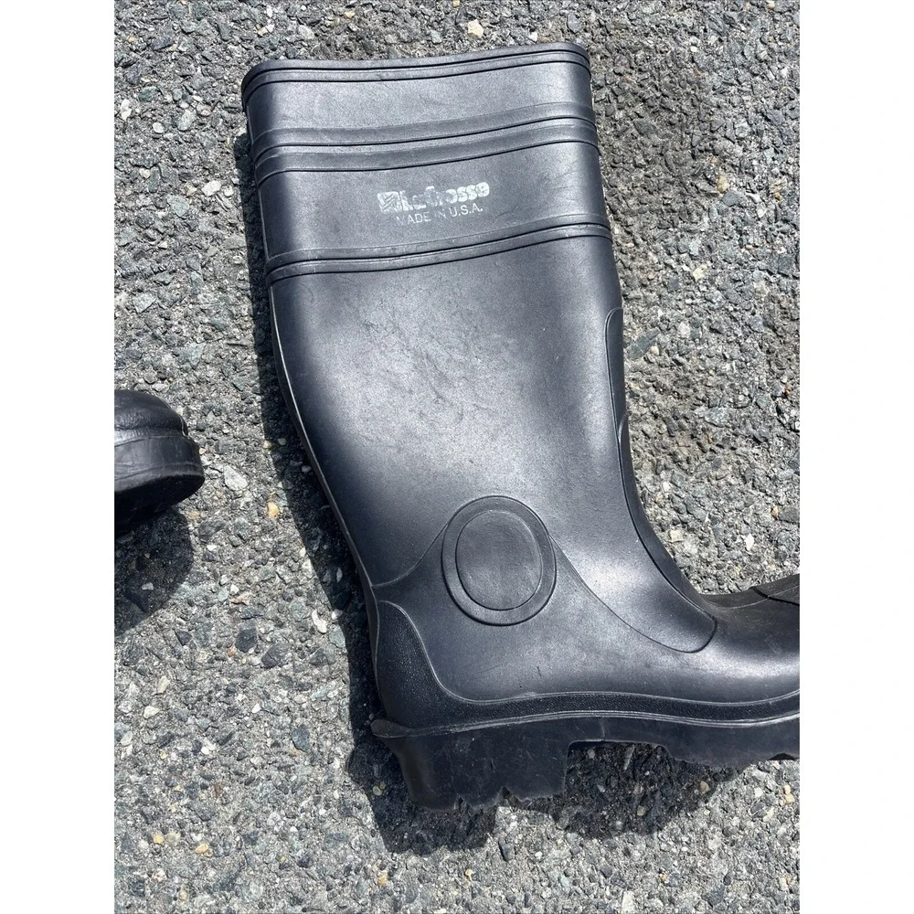 LACROSSE Men's Steel Toe Rubber Work Boot Shoe Waterproof Muck Outdoors Size 6